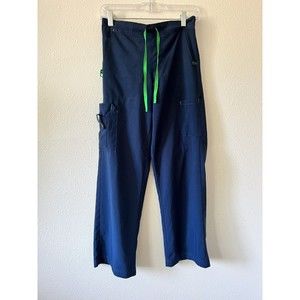 Carhartt Scrubs Womens Medium Blue Cross Flex Utility Boot Cut Pants Petite XS